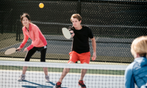 Pickle ball volley