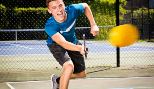 Young man Pickleball player