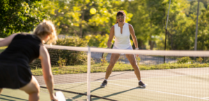 Couple Pickleball