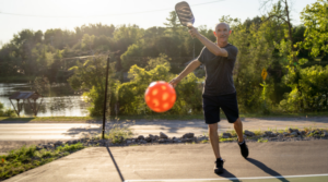 Old man pickleball